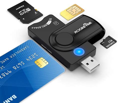 USB Chipcard Reader with SIM Card Adapter 